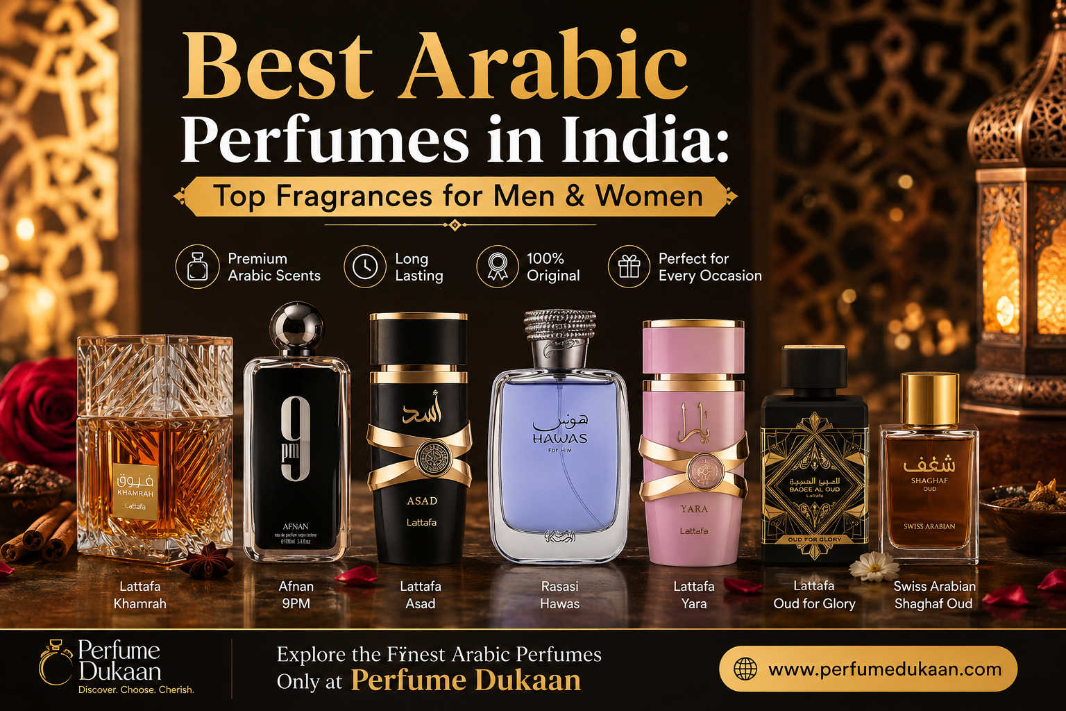 Best Arabic Perfumes in India: Top Fragrances for Men & Women