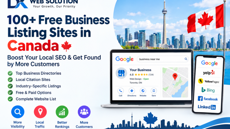 100+ Free Business Listing Sites in Canada (2026): Complete List for Local SEO
