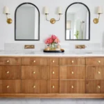 waterproof bathroom vanity cabinet with sink